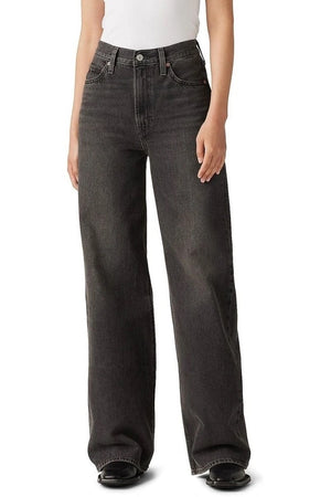 Levi's Ribcage Wide Leg Jean | Swipe Up / Black