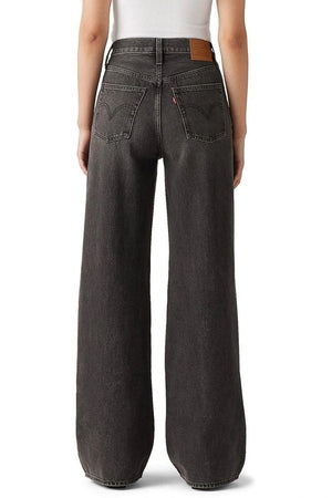 Levi's Ribcage Wide Leg Jean | Swipe Up / Black