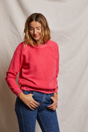 Perfect White Tee Ziggy Sweatshirt | Pink Bloom