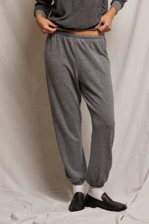 Perfect White Tee Stevie Easy Sweatpant | Dark Heather Grey