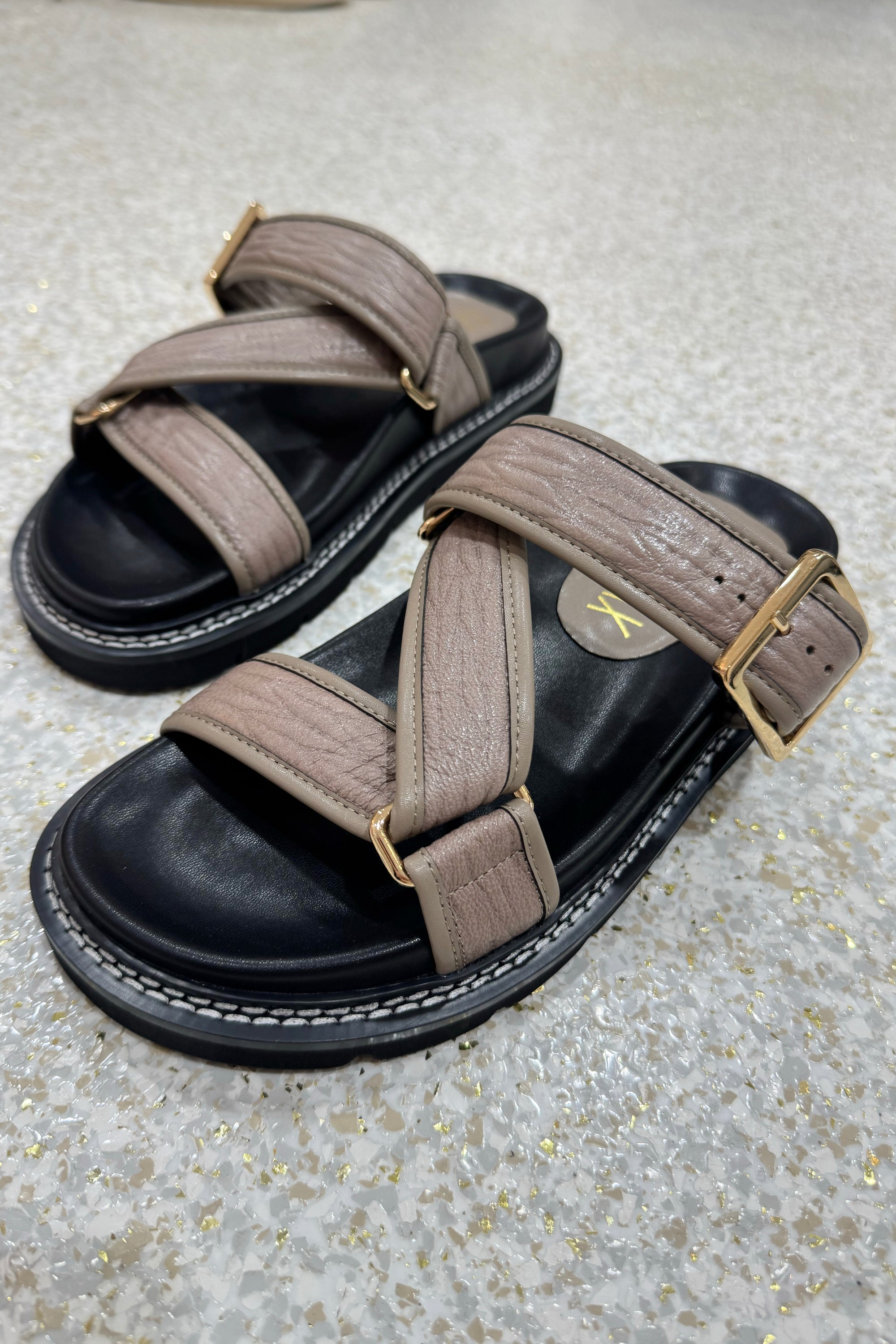 Hael & Jax Mimosa Slide | Taupe