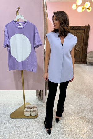 C&M Camilla & Marc Halston Vest | Lilac