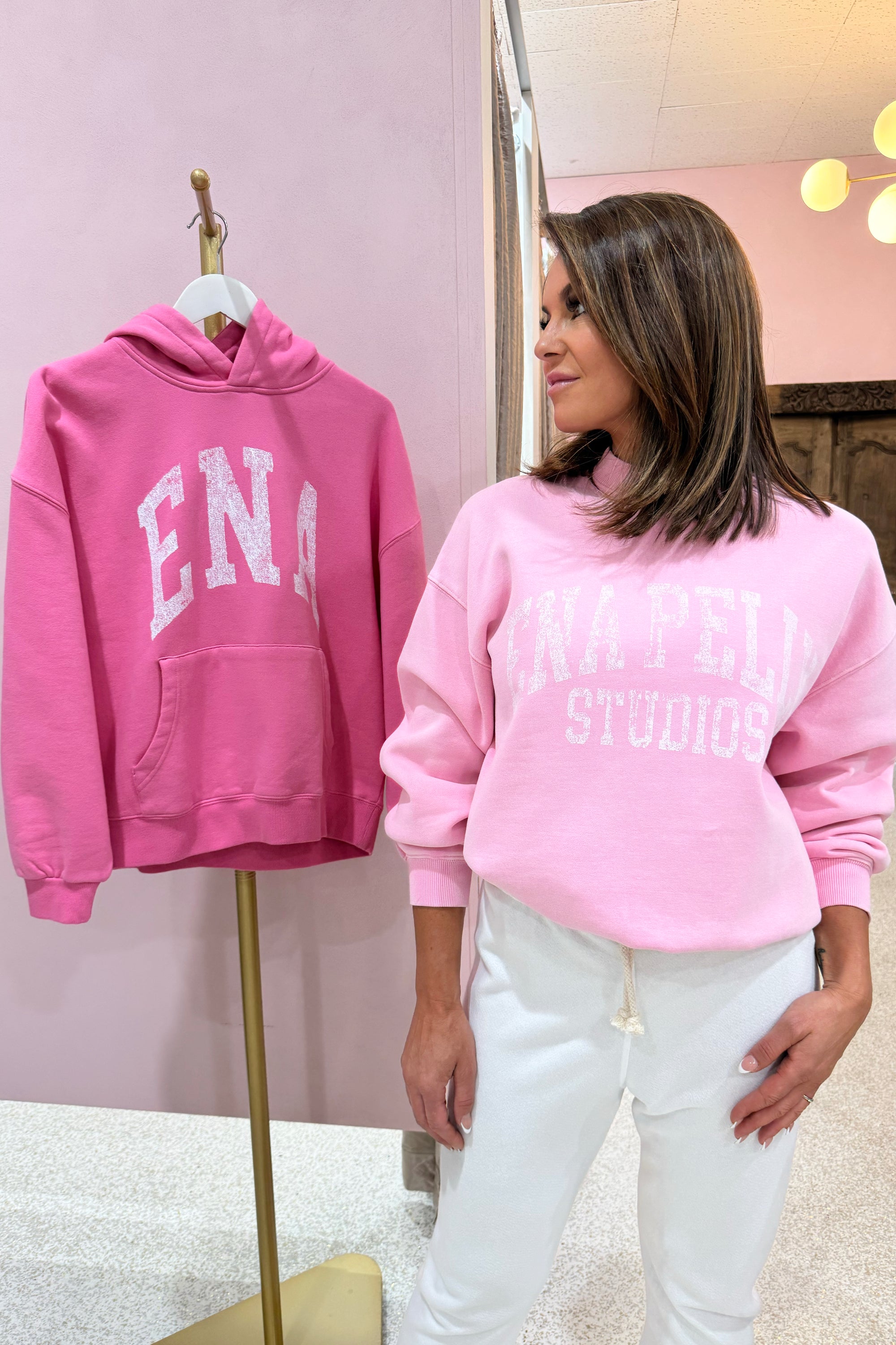 Ena Pelly Vintage Sport Sweatshirt | Washed Pink