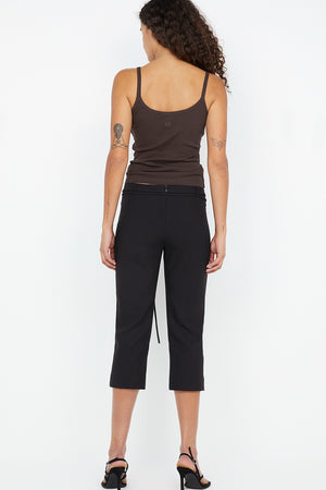 Bec + Bridge Kody Rib Tank | Dark Chocolate