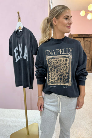 Ena Pelly Revere Sweatshirt | Vintage Black