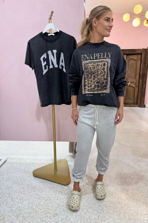 Ena Pelly Revere Sweatshirt | Vintage Black