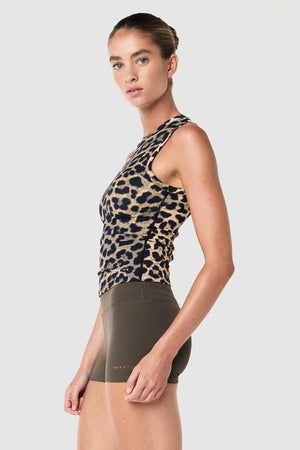 P.E Nation Foundation Muscle Tank | Leopard Print