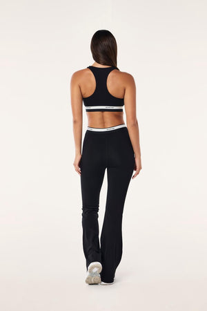 P.E Nation Avant Flare Legging | Black / Whisper White