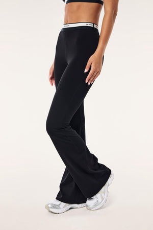 P.E Nation Avant Flare Legging | Black / Whisper White