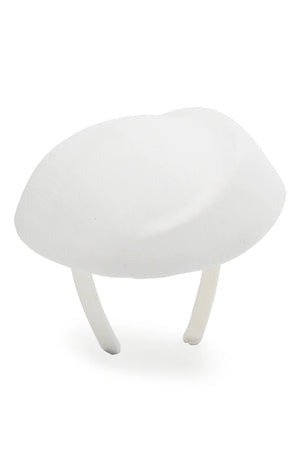 Morgan & Taylor Evelyn Beret Fascinator | White