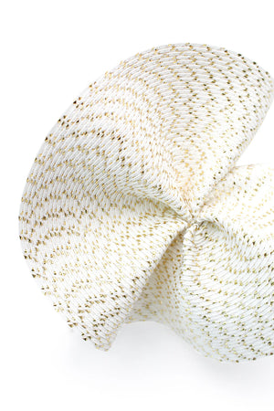 Morgan & Taylor Zaria Fascinator | Ivory/Gold