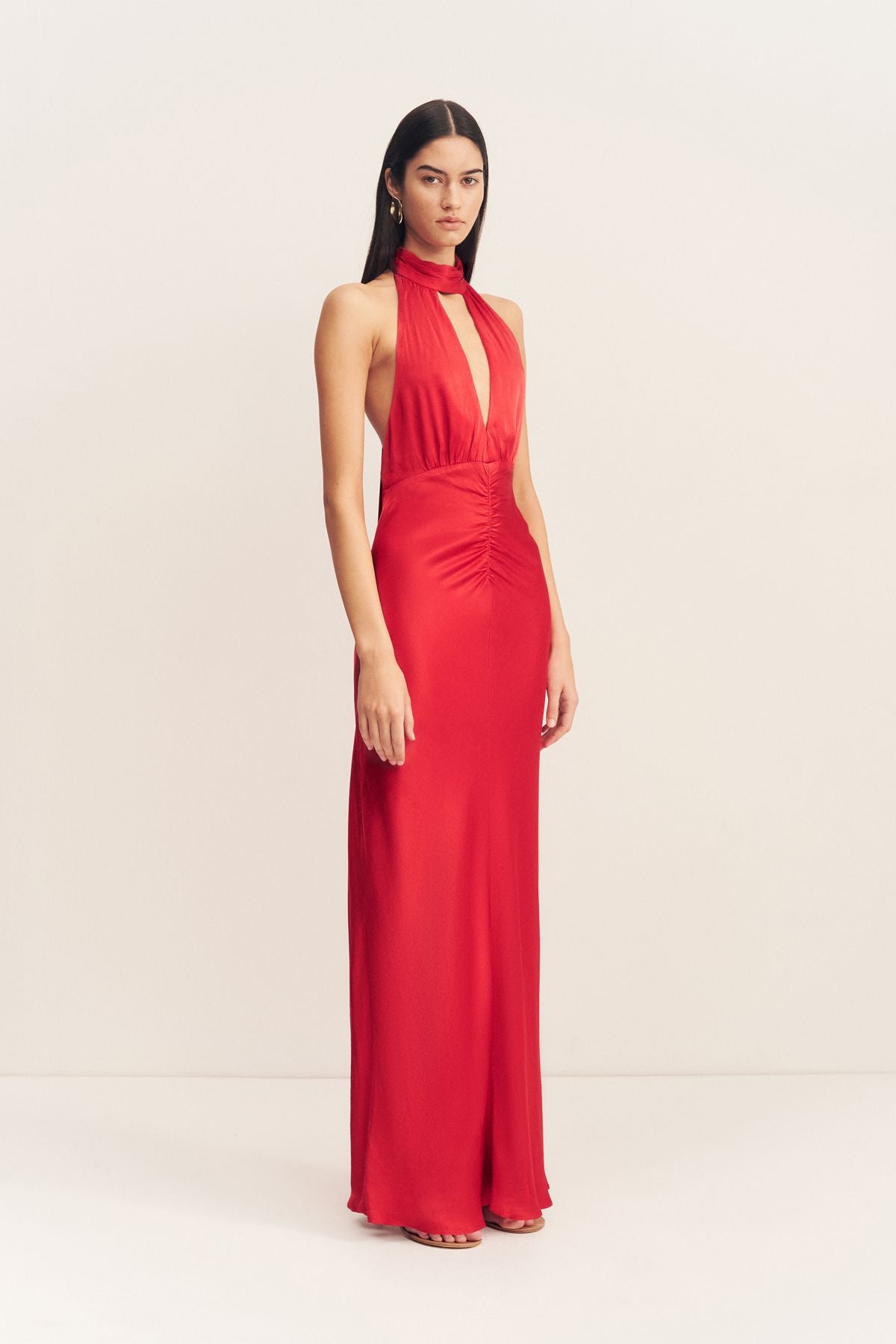 Shona Joy Tatum Halter Neck Maxi Dress | Grenadine