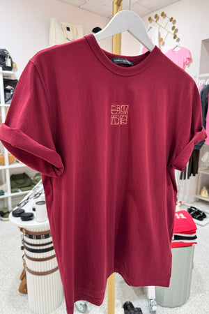 C&m Camilla & Marc Monica Tee | Burgundy