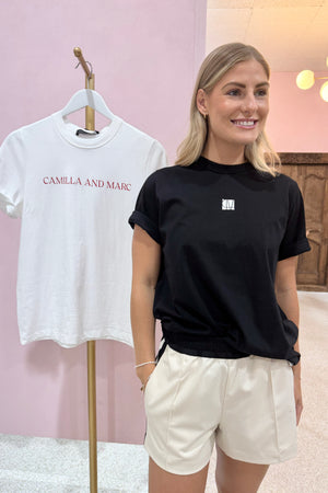 C&M Camilla & Marc Whitley Tee | Black / White