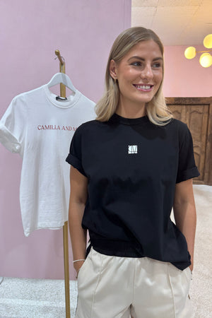 C&M Camilla & Marc Whitley Tee | Black / White