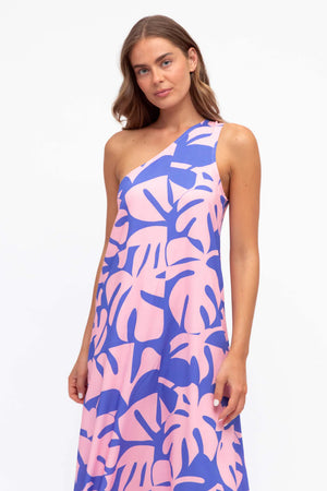 Chosen By Fifi & Annie Saphire One Shoulder Maxi Dress | Pink