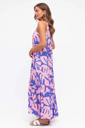 Chosen By Fifi & Annie Saphire One Shoulder Maxi Dress | Pink