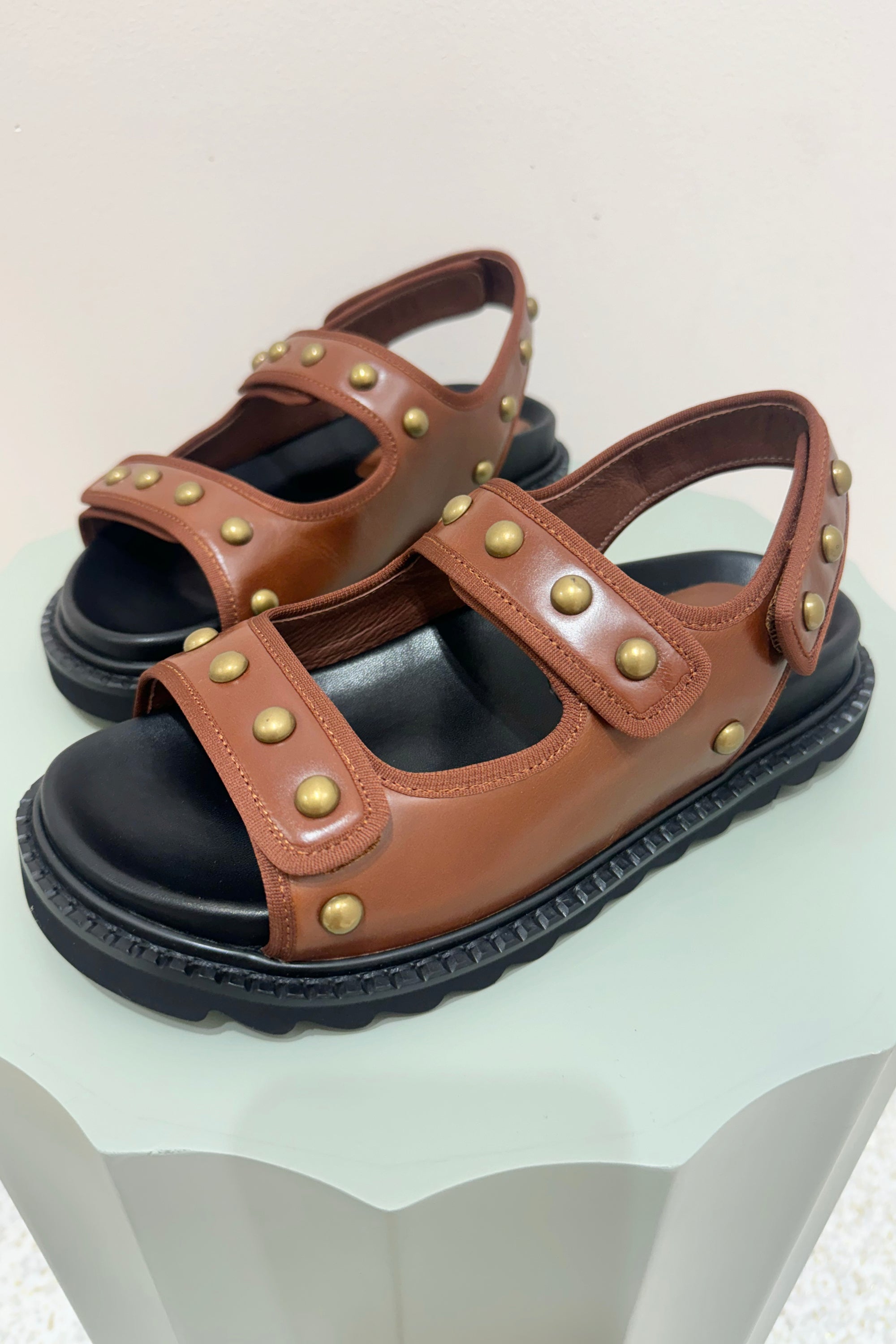 Hael & Jax Fizz Sandal | Chestnut