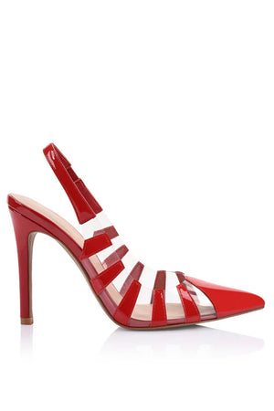 Lana Wilkinson Sasha Slingback Heel | Red