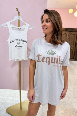 The Laundry Room Tequila Oversized Tee | Star Dust