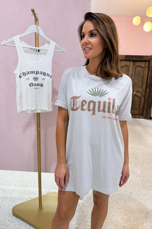 The Laundry Room Tequila Oversized Tee | Star Dust