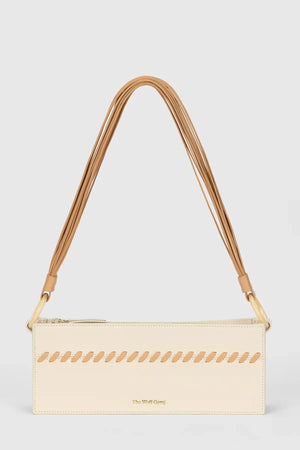 The Wolf Gang Ida Whipstitch Shoulder Bag | Ivory