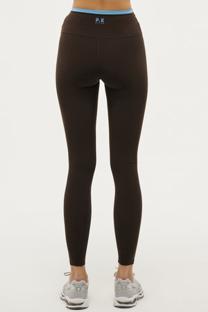 P.E Nation Vita Full Length Legging | Coffee