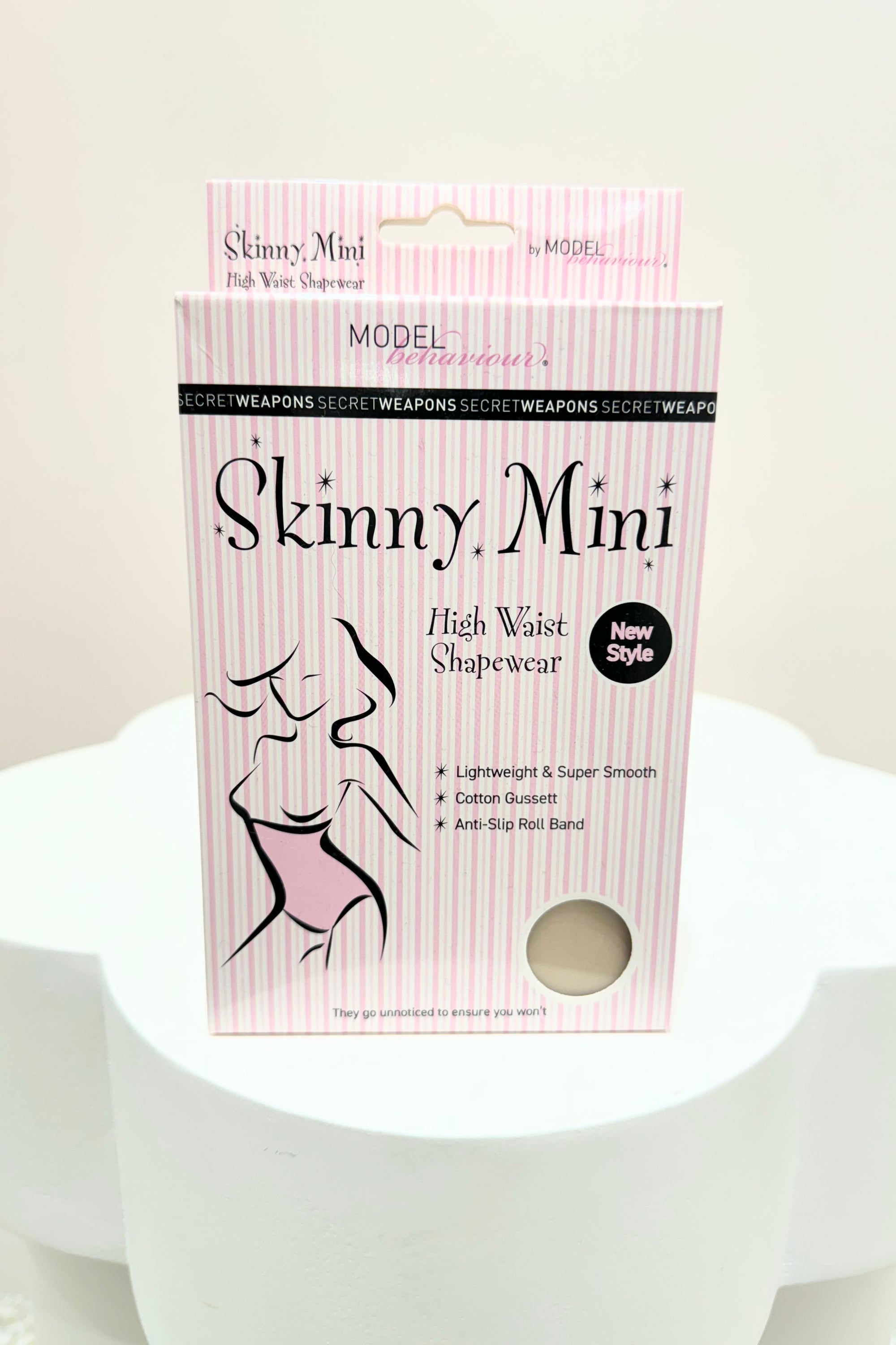 Secret Weapon Skinny Mini High Waist Shapewear | Nude
