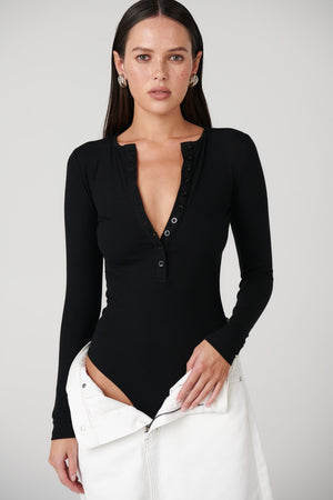 Bayse Brand Lara Bodysuit | Black || BEST SELLER / RESTOCKED