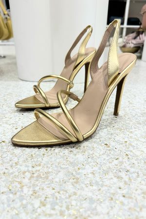 Lana Wilkinson Ruby Heel | Gold