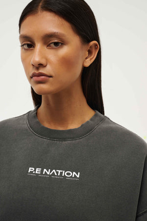 P.E Nation Purpose Sweat | Gunmetal