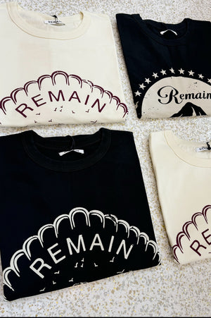 Remain Oceans Edge Tee | Bone