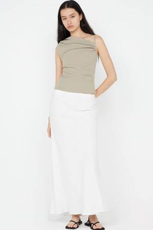 Bec + Bridge Leila Asym Tank | Taupe