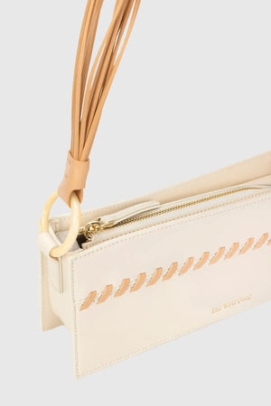 The Wolf Gang Ida Whipstitch Shoulder Bag | Ivory