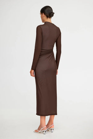 Significant Other Nina Midi Dress | Chocolate