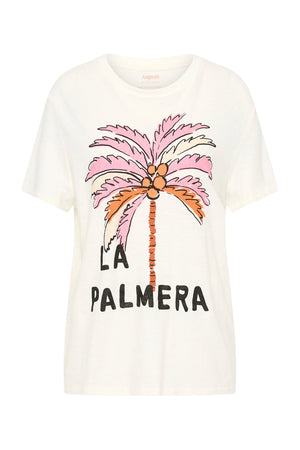 Auguste The Label Palm Classic Tee | White