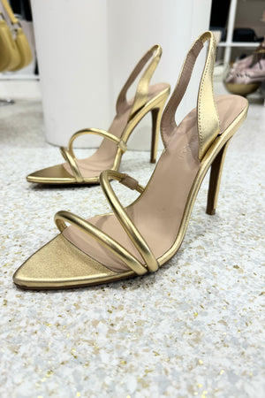 Lana Wilkinson Ruby Heel | Gold