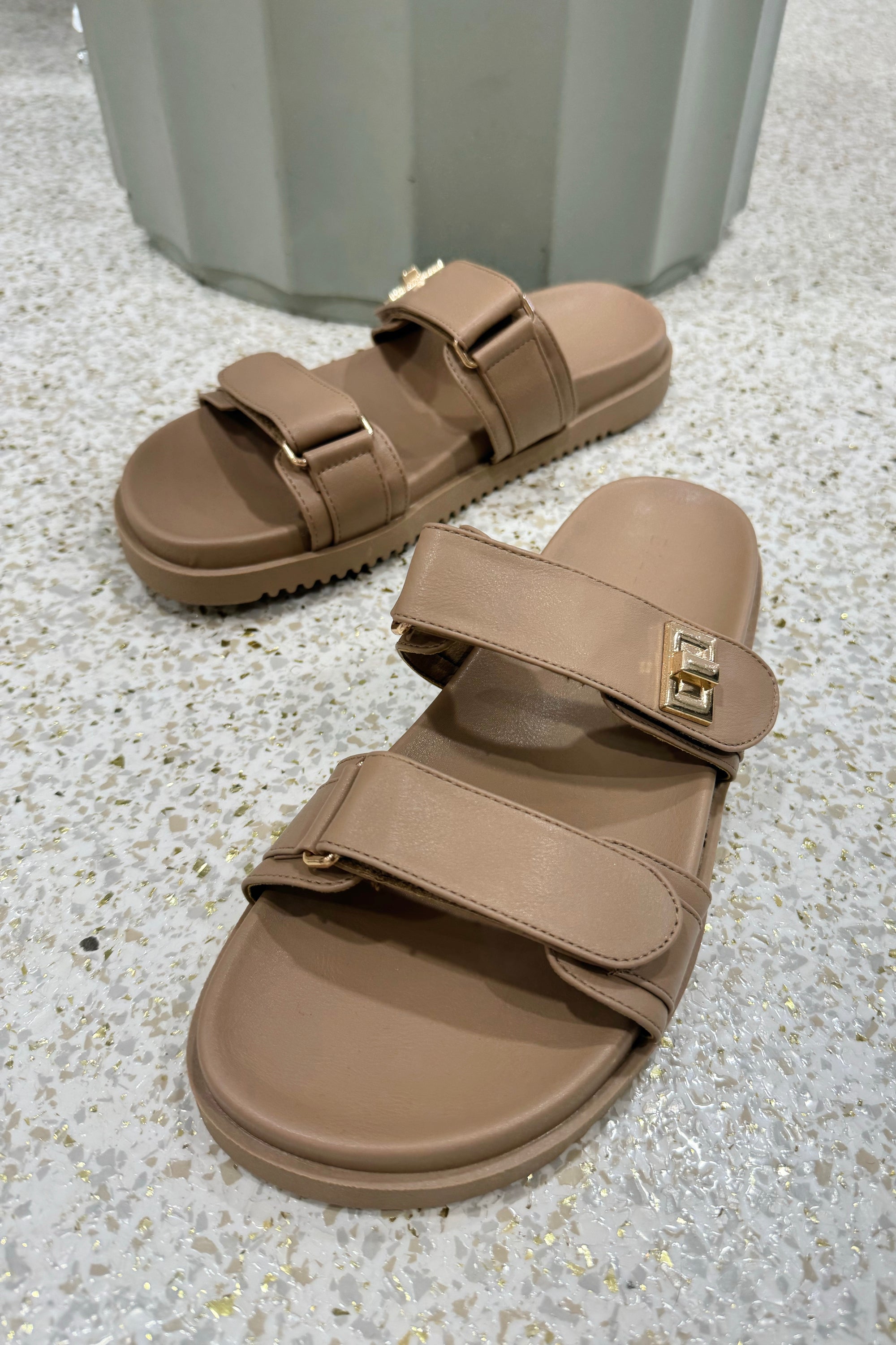 Billini Amylee Slide | Light Cashew