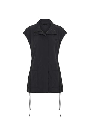 C&M Camilla & Marc Zillion Sleeveless Jacket | Black