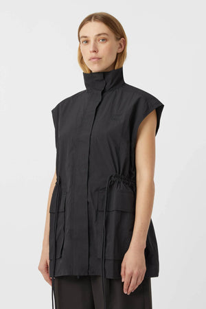 C&M Camilla & Marc Zillion Sleeveless Jacket | Black