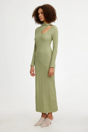 Significant Other Brielle Long Sleeve Midi Dress | Sage