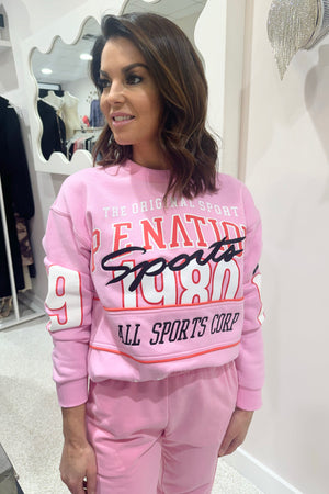 P.E Nation Summer League Sweat | Prism Pink