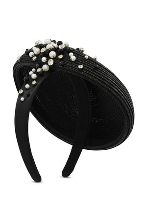 Morgan & Taylor Zora Beret Fascinator | Black