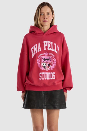 Ena Pelly Brookes Hoodie | Poppy Red