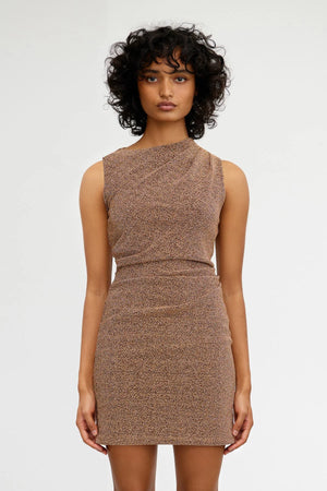 Significant Other Gia Mini Dress | Bronze