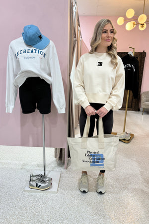 P.E Nation Medley Sweat | Whisper White