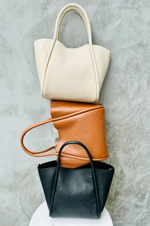 By Studio Zee Krista Bag | Black Leather