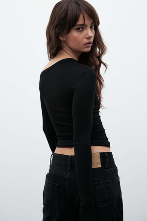 Bayse Brand Zinnia Top | Black