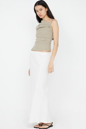 Bec + Bridge Leila Asym Tank | Taupe