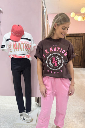 P.E Nation Alpha Trackpant | Washed Prism Pink